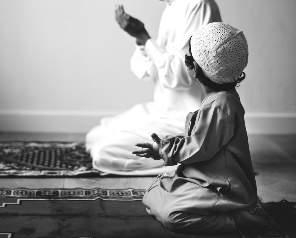 sun and father pray